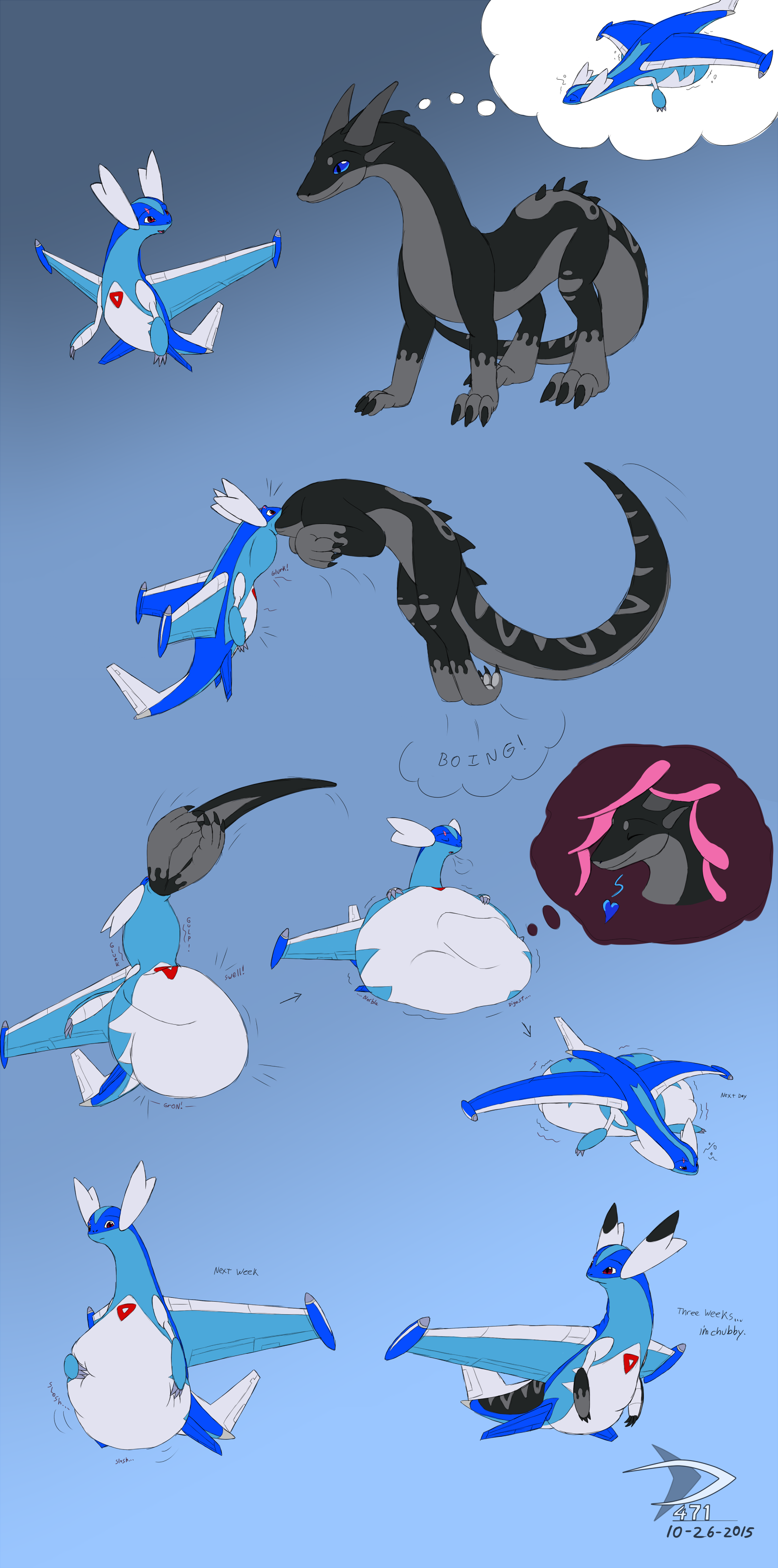 Fellisio and Jotunhel flyin together :3 by Limeflavoredtakis -- Fur  Affinity [dot] net